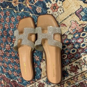 Steve Madden Sparkle slides